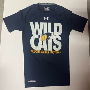 Men’s Under Armour Neuqua Valley HS Wildcats Navy Compression Shirt Size: M